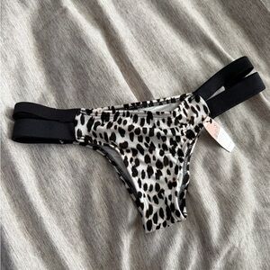 Victorias Secret Leopard Print Brazilian Style Bikini Bottoms